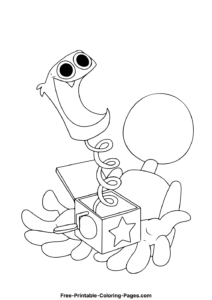 Boxy Boo coloring page 13