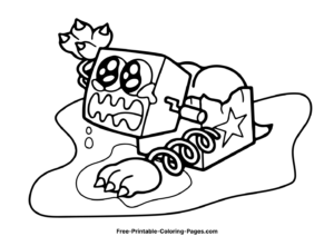 Boxy Boo coloring page 18