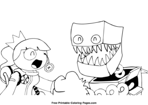 Boxy Boo coloring page 19
