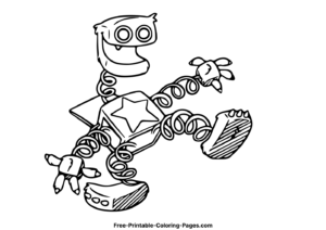 Boxy Boo coloring page 2
