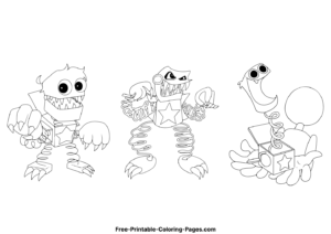 Boxy Boo coloring page 25