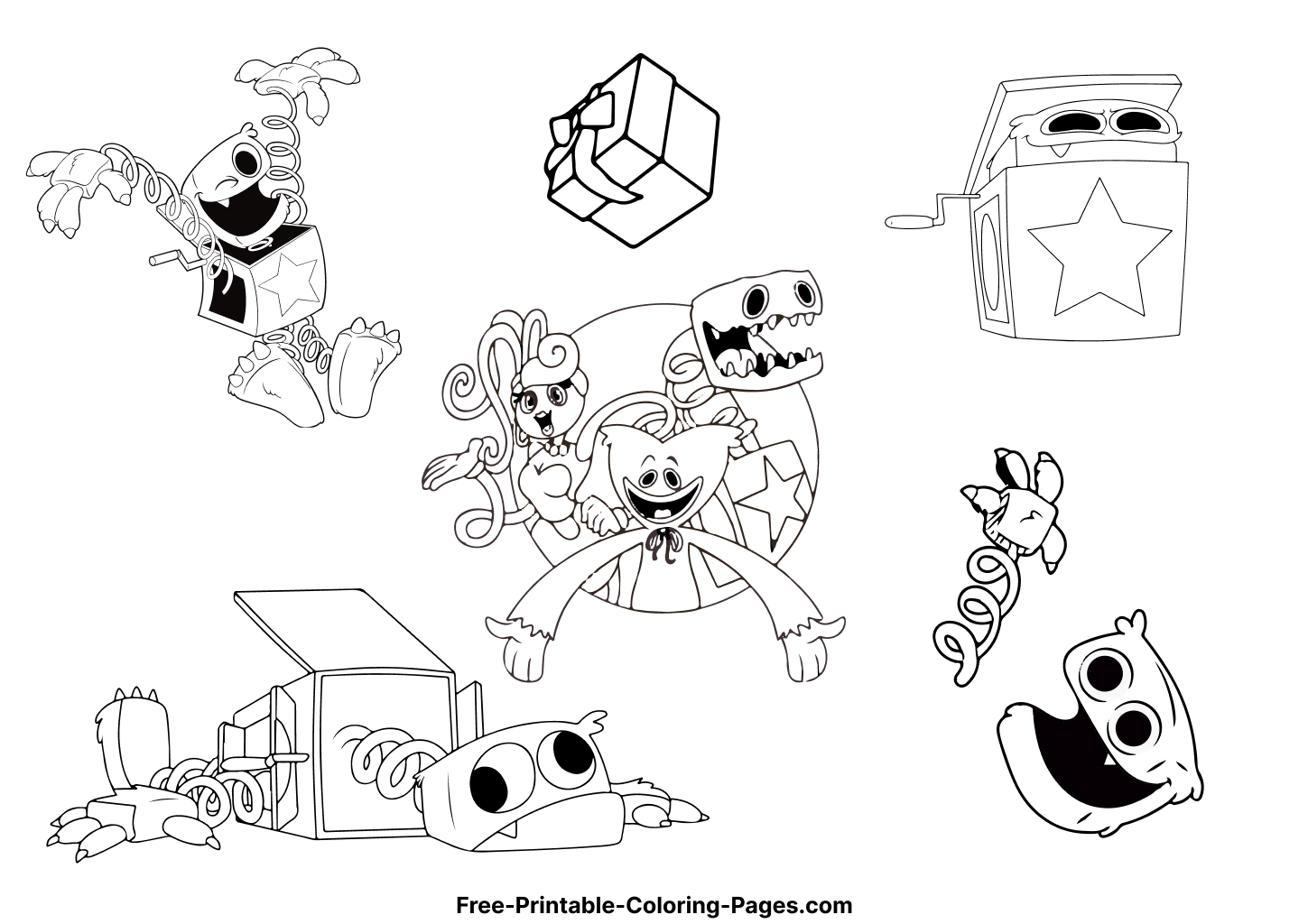 Get Creative with Boxy Boo: 32 Coloring Pages to Download and Print