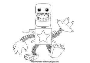 Boxy Boo coloring page 6