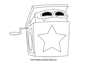 Boxy Boo coloring page 7