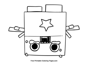 Boxy Boo coloring page 9