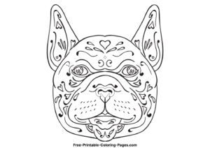 French bulldog coloring pages 1
