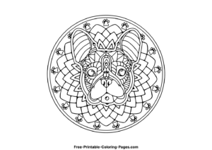 French bulldog coloring pages 10