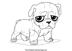 French bulldog coloring pages 13