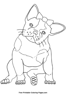 French bulldog coloring pages 15