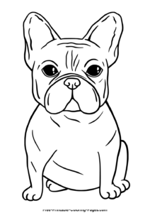 French bulldog coloring pages 17
