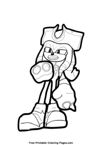 Sonic Prime coloring pages 11
