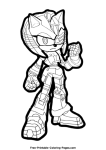 Sonic Prime coloring pages 13