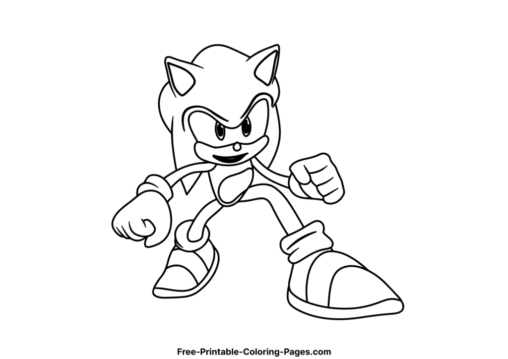 Sonic Prime coloring pages 2