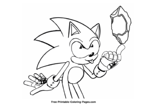 Sonic Prime coloring pages 4