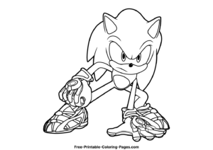 Sonic Prime coloring pages 5
