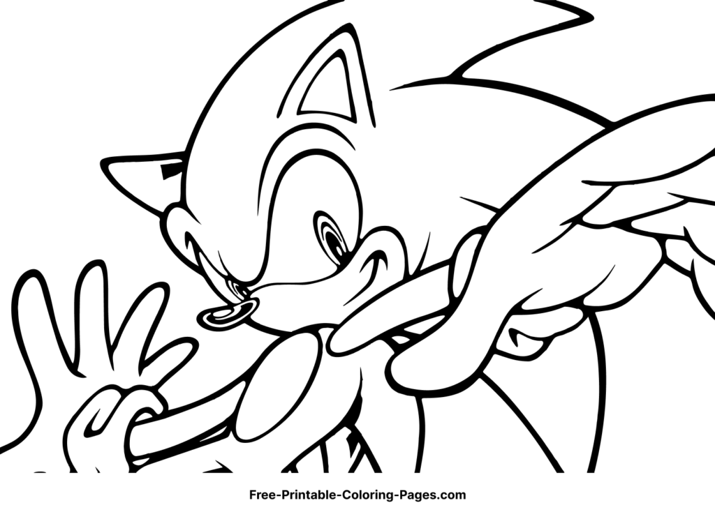 Sonic Prime coloring pages 6