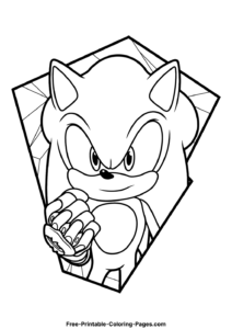 Sonic Prime coloring pages 7